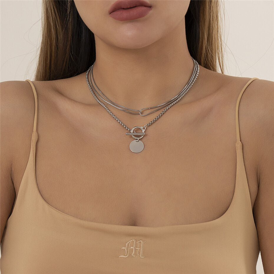 Pezzi pendenti per collana girocollo doppio