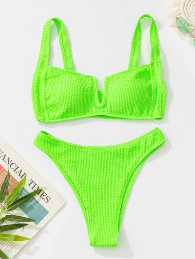Costume da bagno Doriane neon