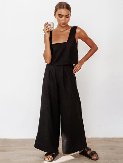 PANTALÓN DE PIJAMA 100% ALGODÓN NEGRO